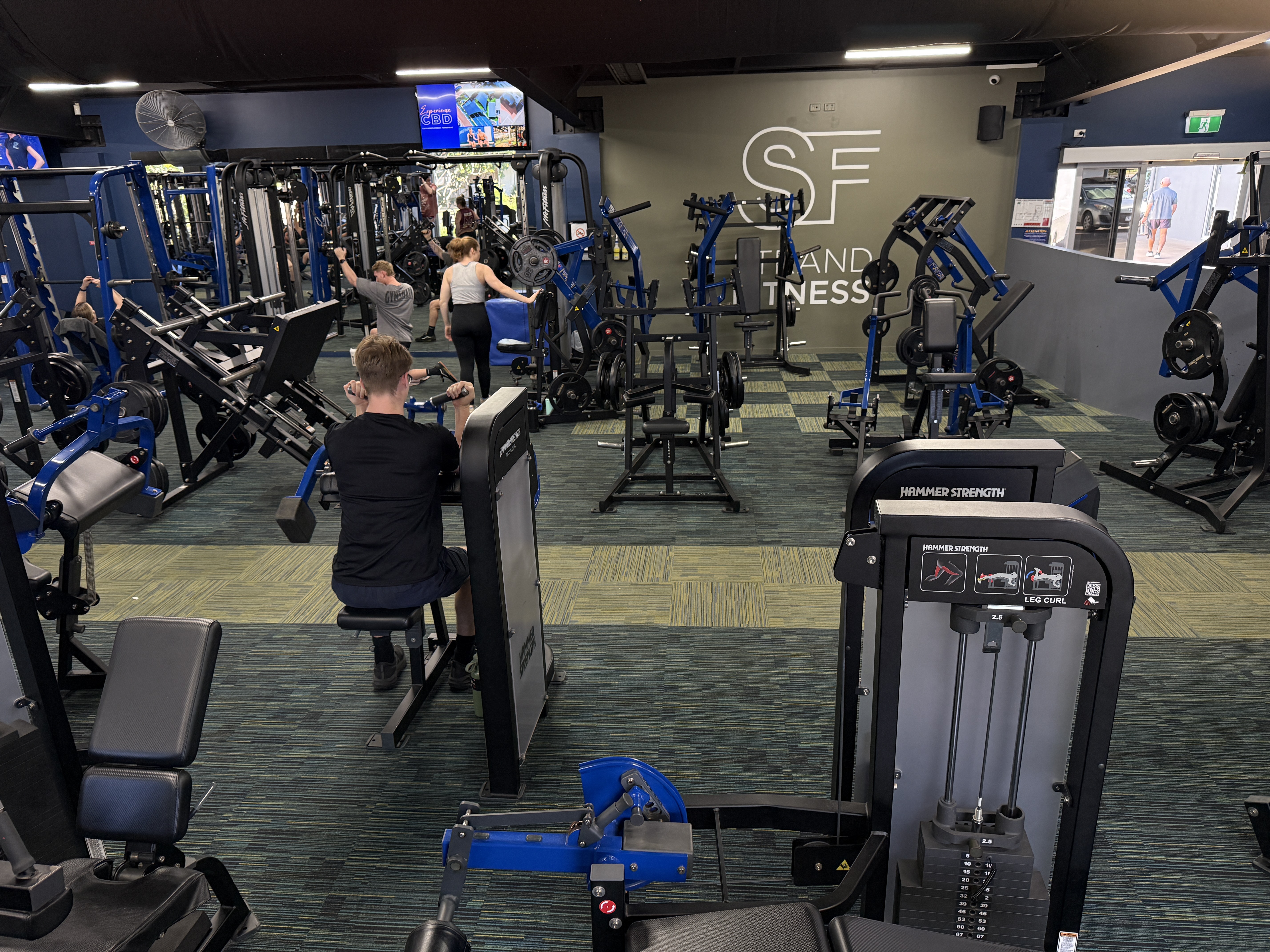 Spacious Gym Floor